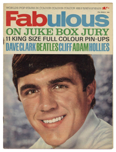 Fabulous Magazine 21 March 1964 Tommy Roe Kenny LynchBeatles Cliff Richard Hollies Dave Clark Five