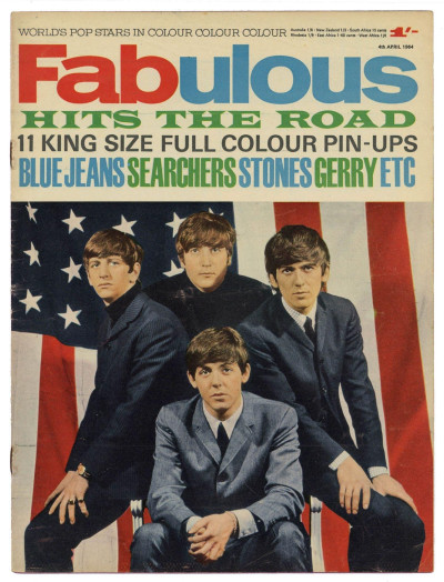 Fabulous Magazine 4 April 1964 The Beatles Rolling Stones Billy Fury Dusty Springfield Joe Brown