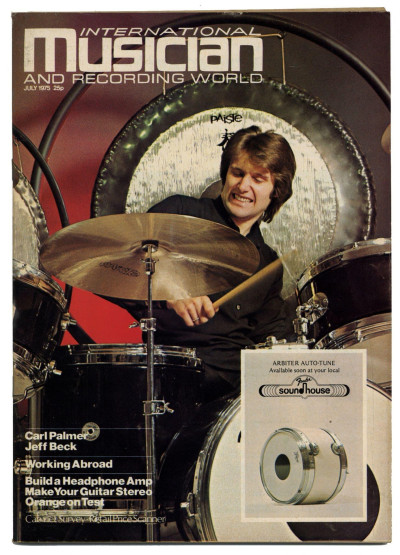 International Musician & Recording World Magazine July 1975 Jeff Beck ELP Carl Palmer