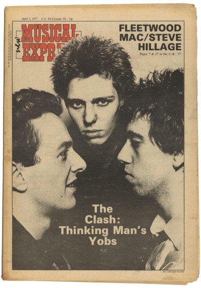 NME Magazine 2 April 1977 The Clash Fleetwood Mac Iggy Pop Jack Bruce Steve Hillage Eagles