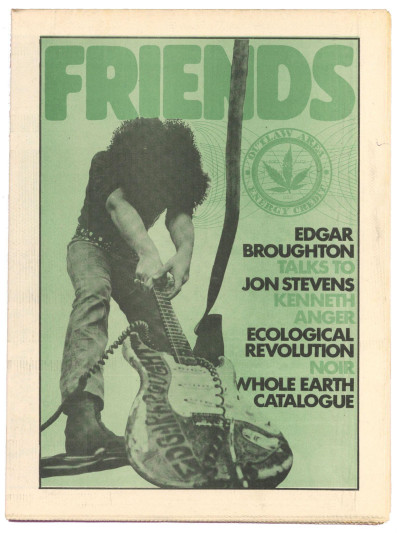 Frendz/Friends Magazine/Newspaper No 14 September 18 1970 rare variant cover Pink Fairies Broughton