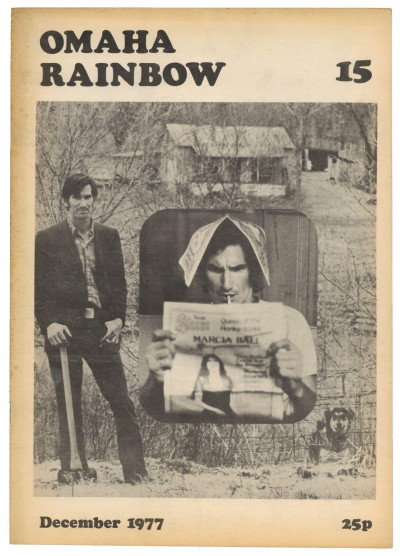 Omaha Rainbow Magazine No 15 December 1977 Gene Clark T Jack Steele Townes Van Zandt