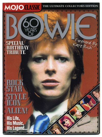 Mojo Classic Magazine 60 years of David Bowie special birthday tribute