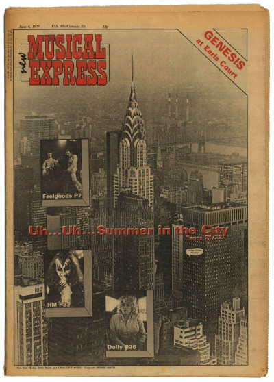 NME Magazine 4 June 1977 Dr Feelgood Dolly Parton Ramones Bob Marley Rush