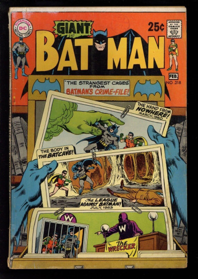 Giant Batman Annual 218 - DC Comics 1970