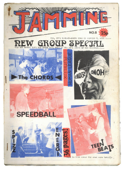 Jamming Magazine Fanzine/zine No 8, 1979 The Chords Speedball Spizz Energi Teen Beats Human League H