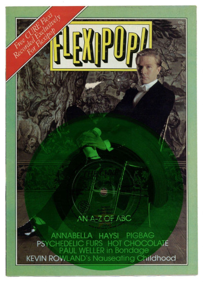 Flexipop Magazine No 22 with rare Cure Flexi Disc Annabella ABC Pigbag Paul Weller Psychedelic Furs