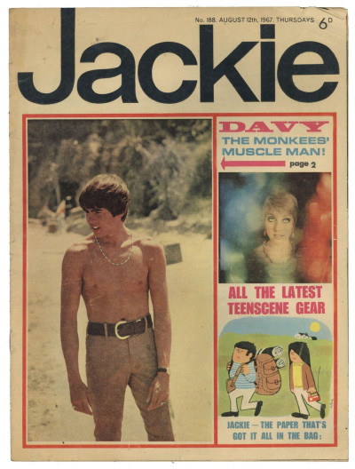 Jackie Magazine No 188 August 12 1967 Turtles Monkees Cliff Richard Amen Corner Corolla Goodall