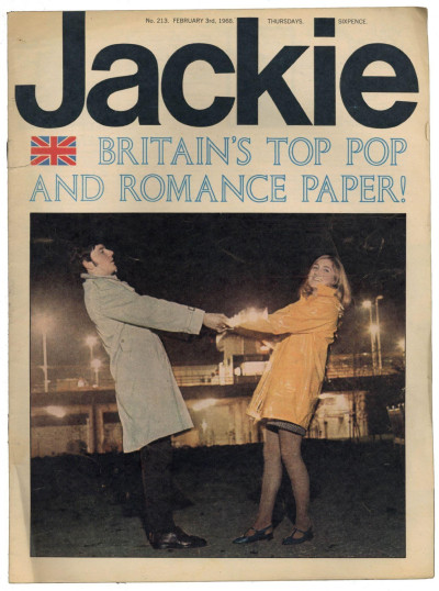 Jackie Magazine No 213 February 3 1968 David Bowie Peter Frampton Mike McGear Scaffold The Bee Gees