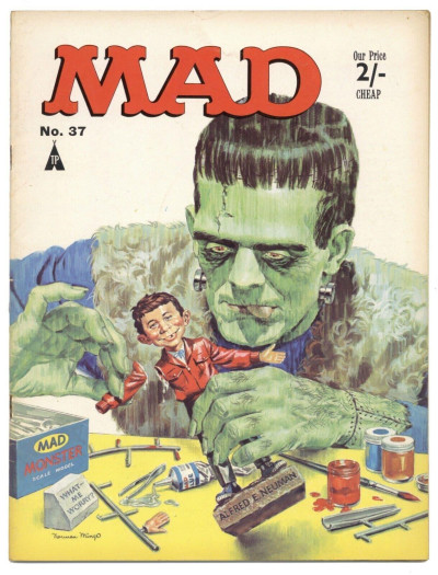 MAD Magazine Issue No. 37  British UK Edition 1964 Excellent+ condition