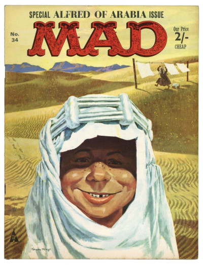 MAD Magazine Issue No. 34  British UK Edition 1963 Very Good+ condition