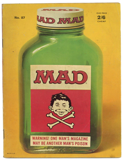 MAD Magazine Issue No. 87  British UK Edition May 1969 good+ condition