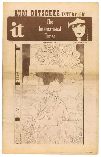 International Times No 29 April 19 - May 1968 Mick Farren London ARTS LAB UFO club