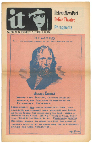 International Times No 38 Aug 23 - Sep 5 196 1968 Fragmented Philosophy John Peel Brian Patten