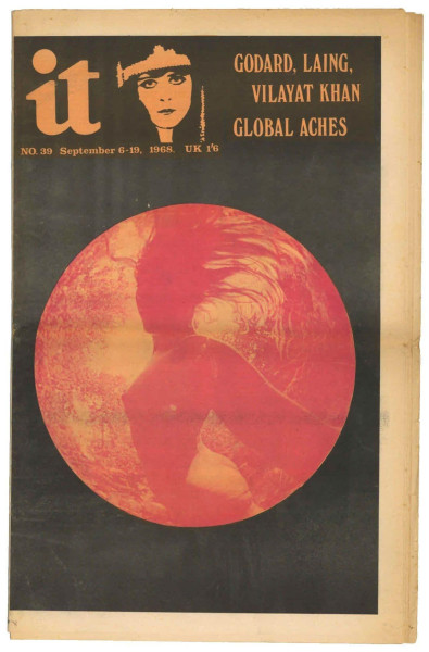 International Times No 39 Sep 6 - 19 1968 Grateful Dead R.D.Laing The Doors Jean Luc Goddard