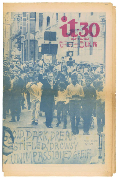International Times No 30 May 3 - 16 1968 Rudi Dutschke UFO club London Arts Lab Mick Farren