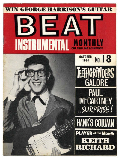 Beat Monthly Magazine No 18 October 1964 Paul McCartney Keith Richard Kinks Zombies Hank Marvin