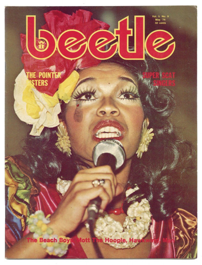 Beetle Magazine May 1974 Hawkwind Man Mott The Hoople Beach Boys Kristine Sparkle  Pointer Sisters