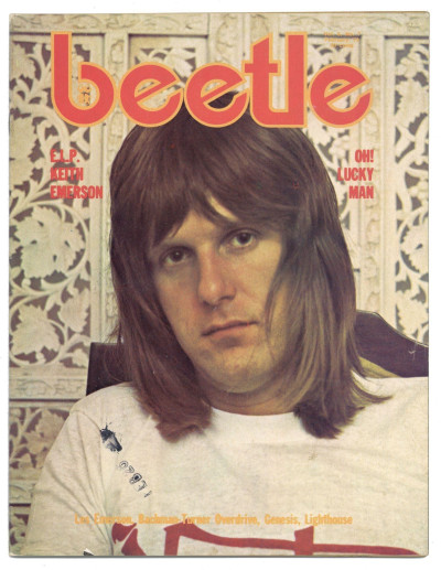 Beetle Magazine February 1974 ELP Emerson Lake and Palmer Genesis Lighthouse BTO Paul McCartney