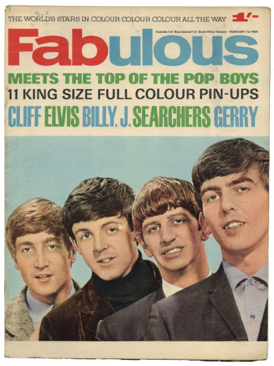 Fabulous Magazine 1 February 1964 The Beatles Jane Asher Cliff Richard John Leyton Elvis