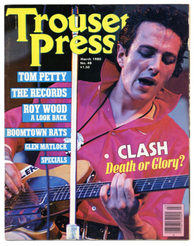 Trouser Press Magazine March 1980 Glen Matlock The Clash Tom Petty The Specials The Slits Wings