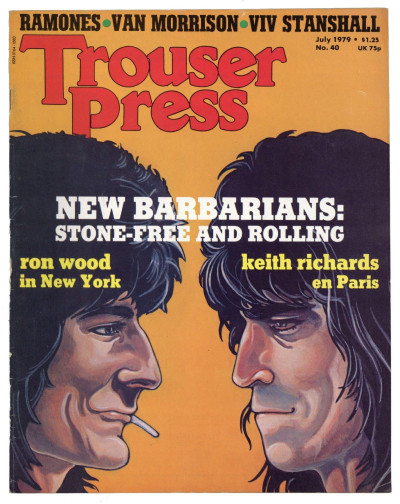 Trouser Press Magazine July 1979 Nico Ramones Van Morrison Viv Stanshall Keith Richards