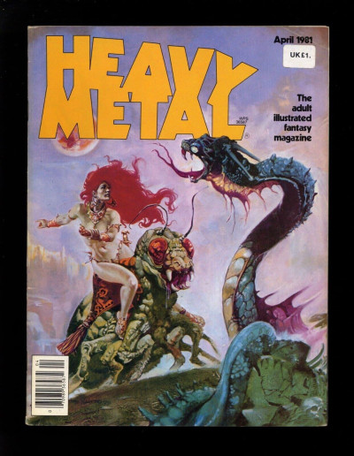 Heavy Metal Fantasy Magazine April 1981
