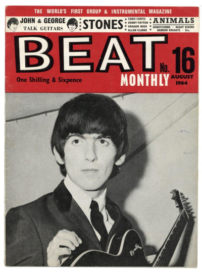 Beat Monthly Magazine No 16 August 1964 Downliners Sect George Harrison the Hollies Ex condition
