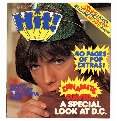 HIT Magazine 14 July 1973 David Bowie Cassidy Slade Brian Eno T Rex Michael Jackson Elton John