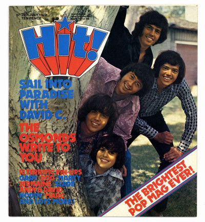 HIT Magazine 28 July 1973 Mott The Hoople Marc Bolan Slade David Cassidy