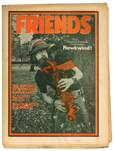 Frendz/Friends Magazine/Newspaper No 19 November 13 1970 + scarce Readers Survey +Hawkwind interview