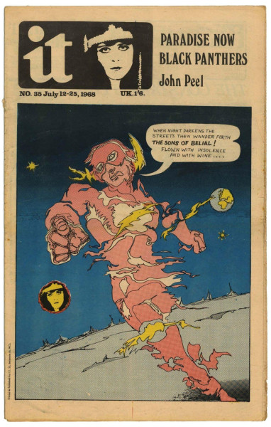 International Times No 35 July 12 - 25, 1968 Frank Zappa Black Panthers John Peel Lennon Dali LSD