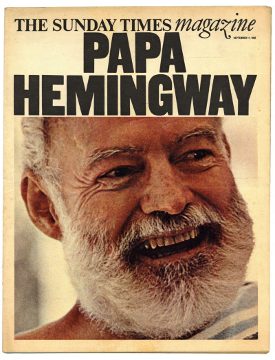 Sunday Times Magazine November 11 1966 Bill Brandt Ernest Hemingway Aston Martin Albert Hall