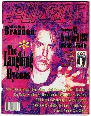Flipside Magazine No 83 1993 Beck Mick Farren Adz Buck Pets & Shonen Knife flexi