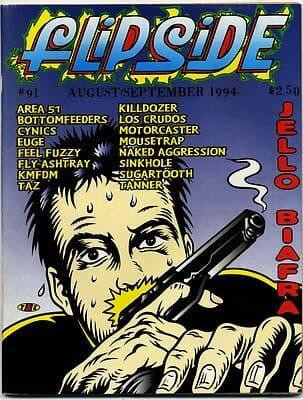 Flipside Magazine No 91 August/September 1994 Killdozer KMFDM Jello Biafra Euge Cynics Los Crudos