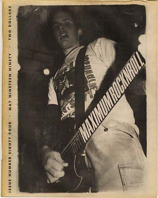 Maximum Rocknroll Magazine No 84 Serial Killers Dead Elvis Cringer May 1990