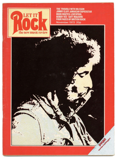 Let it Rock Magazine No 2 November 1972 Jimmy Cliff Soft Machine Nilsson Bob Dylan Three Dog Night