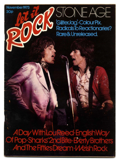Let it Rock Magazine No 14 November 1973 Lou Reed Deke Leonard Man Sharks Rolling Stones 1973