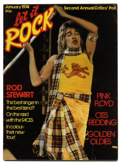 Let it Rock Magazine No 16 January 1974 Pink Floyd Otis Redding Rod Stewart & The Faces 1974