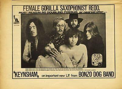 Bonzo Dog Doo-Dah Band Gorilla A4 Size LP Original Vintage music Press advert cutting/clipping 1969