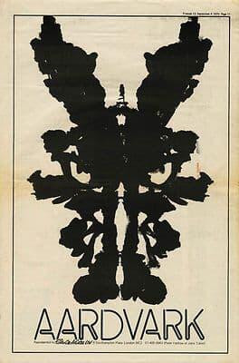 AARDVARK Starlight Artistes Management Poster Size Advert cutting/clipping 1970