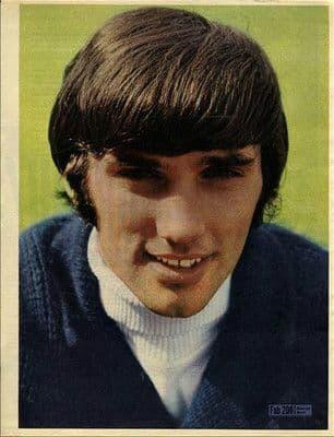GEORGE BEST approx 10X13 inch pinup poster size press cutting/clipping 1967 Original 2