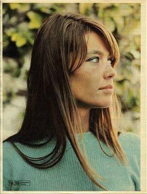 FRANCOISE HARDY 10"X13" pinup poster size press cutting/clipping 1967 Original