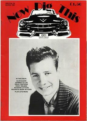 Now Dig This Magazine Issue No 48 Johnnie Allan Glen Glenn Ricky Nelson Eddie Fontaine