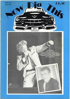 Now Dig This Magazine Issue No 51 Jerry Lee Jackie Cochran Ronnie Dawson Johnnie Allan