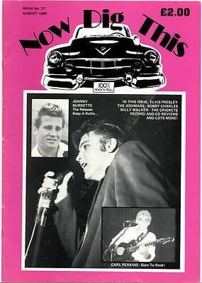 Now Dig This Magazine Issue No 77 Johnny Burnette Jodimars Bobby Charles Billy Walker