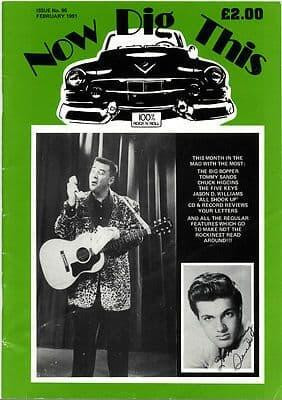 Now Dig This Magazine Issue No 96 Five Keys Tommy Sands Jason D Williams Big Bopper