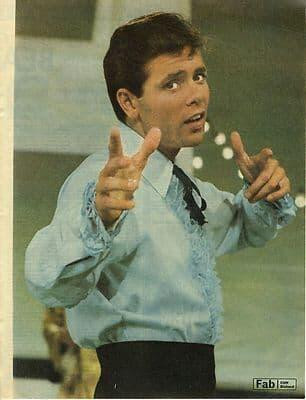 Cliff Richard approx 10X13 inch pinup poster size press cutting/clipping 1966 Original