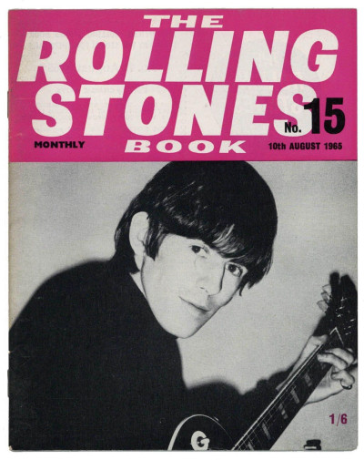 The Rolling Stones Book Issue No 15, 10th August 1965 Monthly Magazine Keith Richards on cover