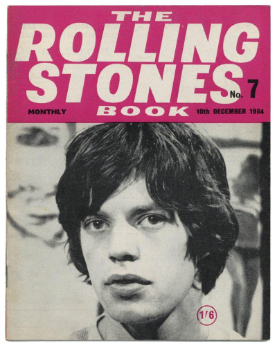 The Rolling Stones Book Issue No 7, 10th December 1964 Monthly Magazine Mick Jagger on cover